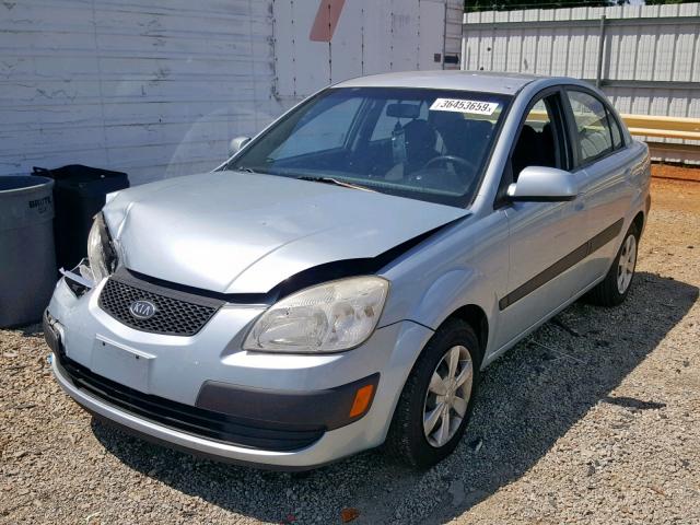 KNADE123566065624 - 2006 KIA RIO BLUE photo 2