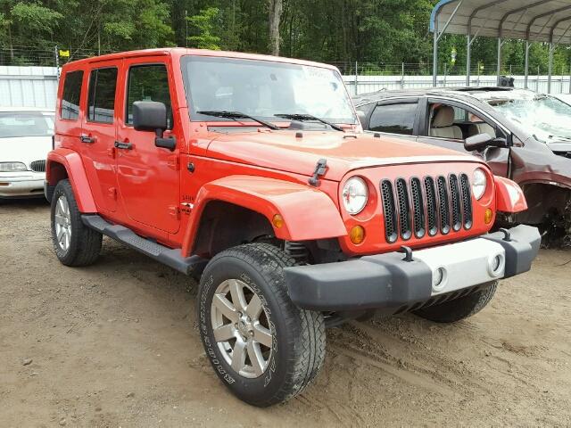 1J4GB59187L102196 - 2007 JEEP WRANGLER S RED photo 1