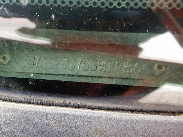 3D7KS28D75G900456 - 2005 DODGE RAM 2500 S წითელი ფოტო 10