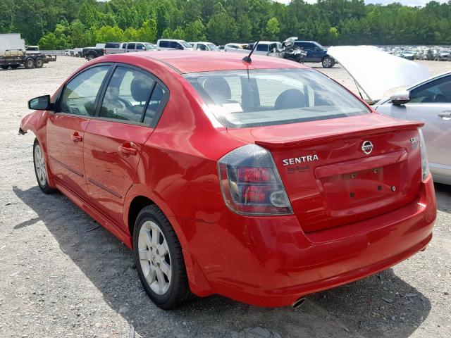 3N1AB61E49L684243 - 2009 NISSAN SENTRA 2.0 RED photo 3