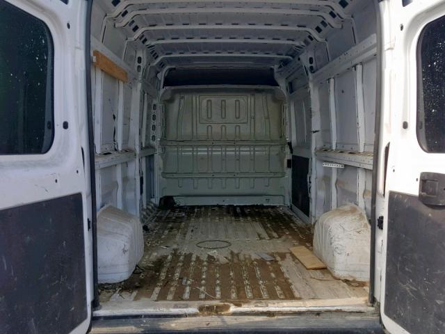 3C6TRVDG3HE546812 - 2017 RAM PROMASTER WHITE photo 9