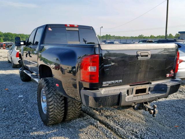 1GT426C89BF195029 - 2011 GMC SIERRA K35 BLACK photo 3