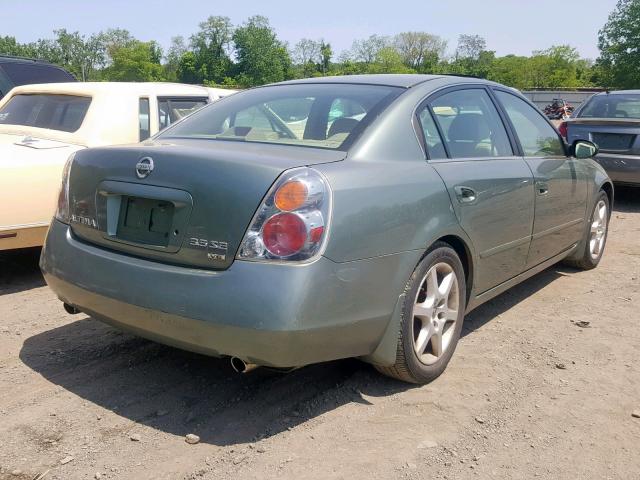 1N4BL11E04C151835 - 2004 NISSAN ALTIMA SE GREEN photo 4