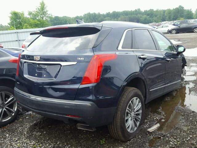 1GYKNDRS9HZ285918 - 2017 CADILLAC XT5 LUXURY BLUE photo 4