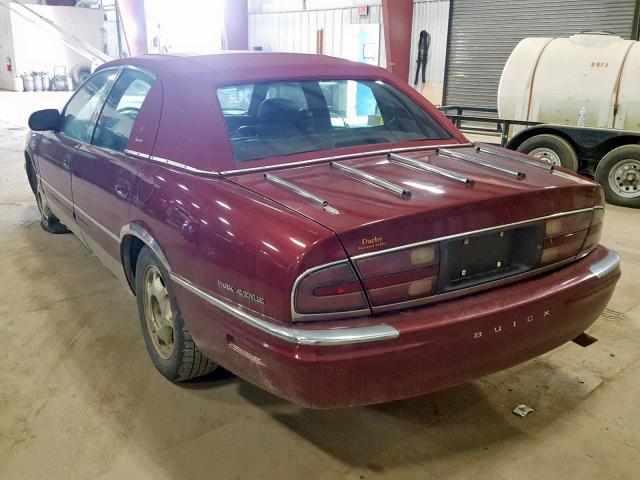 1G4CW54K2Y4225069 - 2000 BUICK PARK AVENU BURGUNDY photo 3