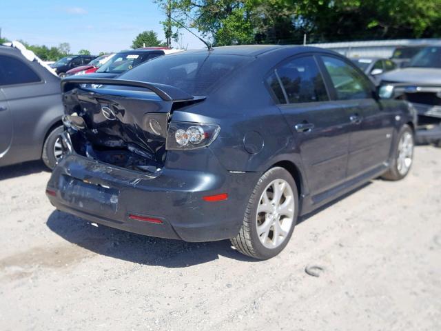 JM1BK324381113306 - 2008 MAZDA 3 S BLUE photo 4