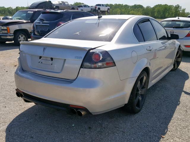 6G2EC57Y99L201257 - 2009 PONTIAC G8 GT SILVER photo 4