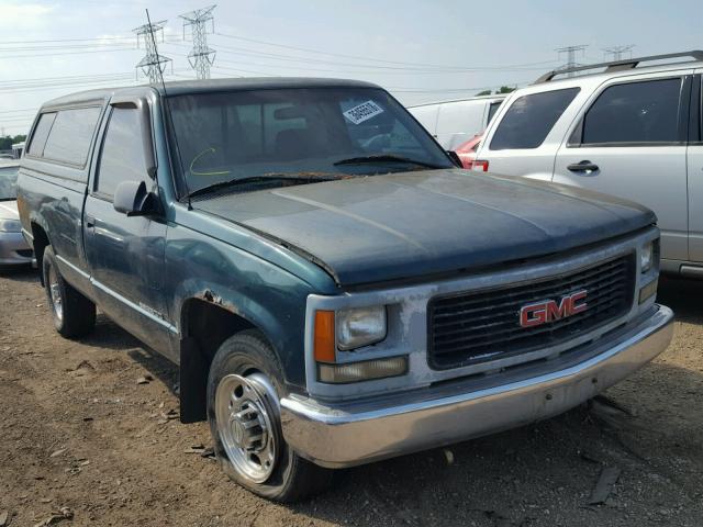 1GTGC24J3YR134299 - 2000 GMC SIERRA C25 GREEN photo 1