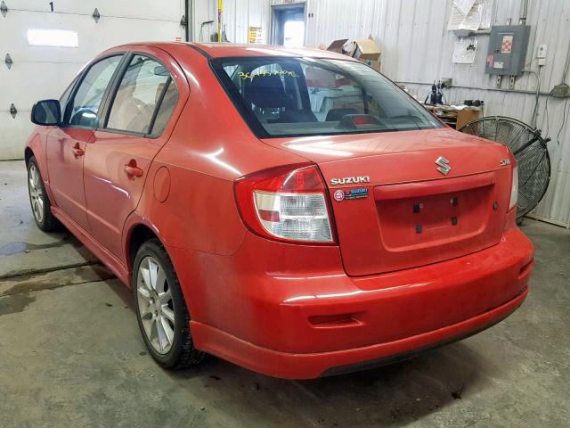 JS2YC415485109416 - 2008 SUZUKI SX4 CONVEN RED photo 3