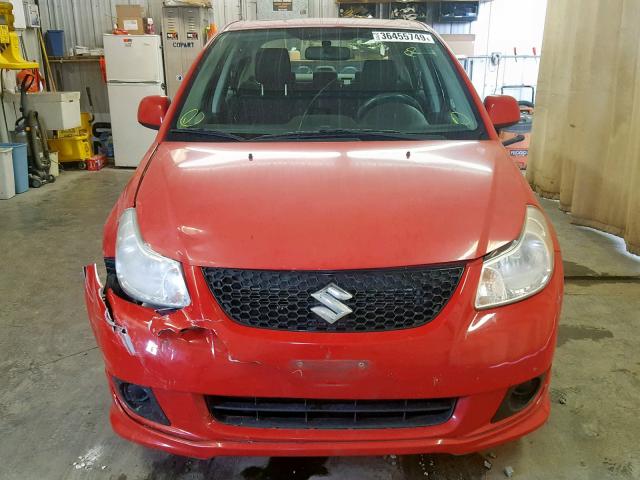 JS2YC415485109416 - 2008 SUZUKI SX4 CONVEN RED photo 9