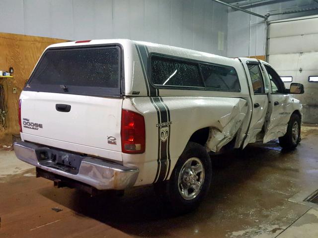 3D7KA28W73G791899 - 2003 DODGE RAM 2500 S Սպիտակ լուսանկար 4