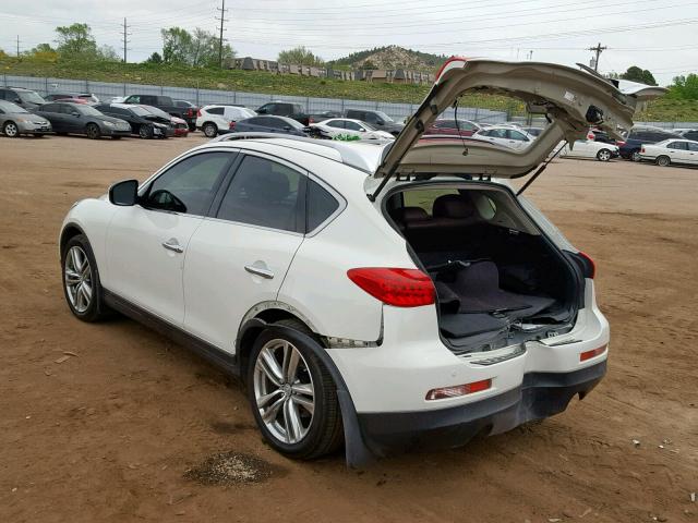 JN1AJ0HR1BM852795 - 2011 INFINITI EX35 BASE WHITE photo 3