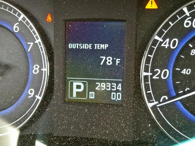 JN1AJ0HR1BM852795 - 2011 INFINITI EX35 BASE WHITE photo 8