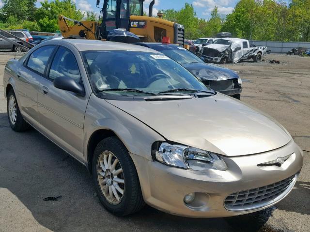 1C3EL46X63N513175 - 2003 CHRYSLER SEBRING LX TAN photo 1