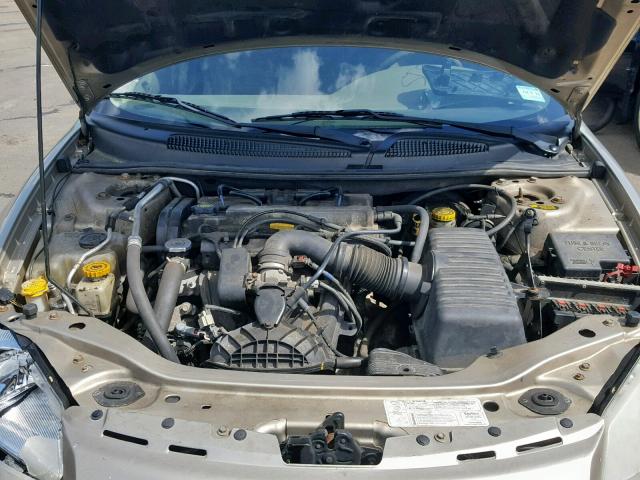 1C3EL46X63N513175 - 2003 CHRYSLER SEBRING LX TAN photo 7