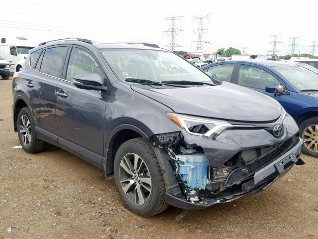 JTMRFREV8JJ181309 - 2018 TOYOTA RAV4 ADVEN GRAY photo 1