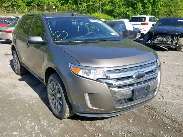 2FMDK4JC6DBA67052 - 2013 FORD EDGE SEL GRAY photo 1