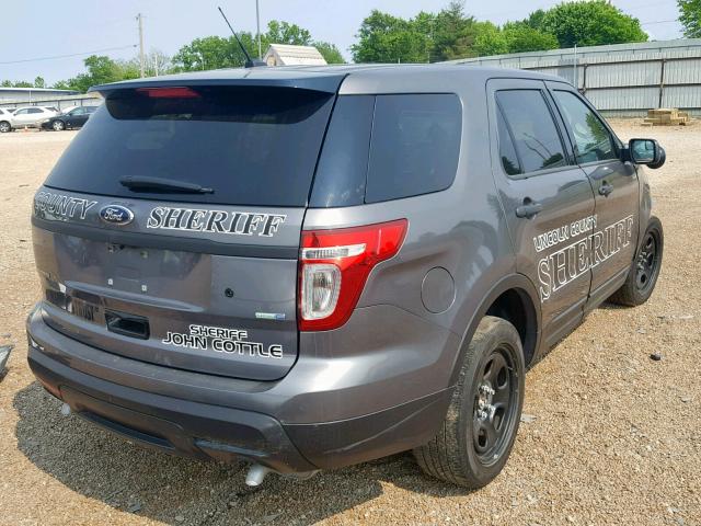 1FM5K8AR8EGC38491 - 2014 FORD EXPLORER P GRAY photo 4