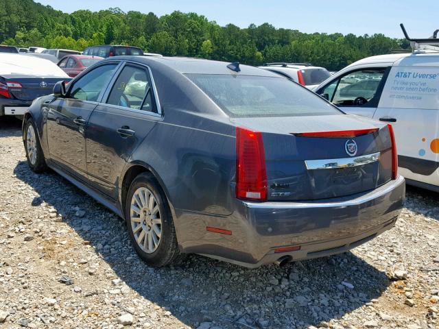 1G6DE5EY2B0132309 - 2011 CADILLAC CTS LUXURY GRAY photo 3