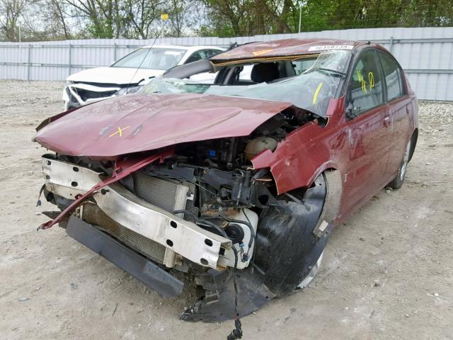 1G8AJ55F76Z114393 - 2006 SATURN ION LEVEL RED photo 2