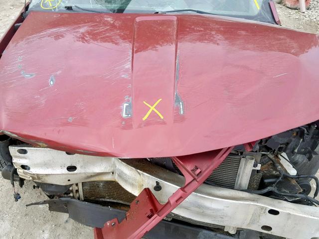 1G8AJ55F76Z114393 - 2006 SATURN ION LEVEL RED photo 7