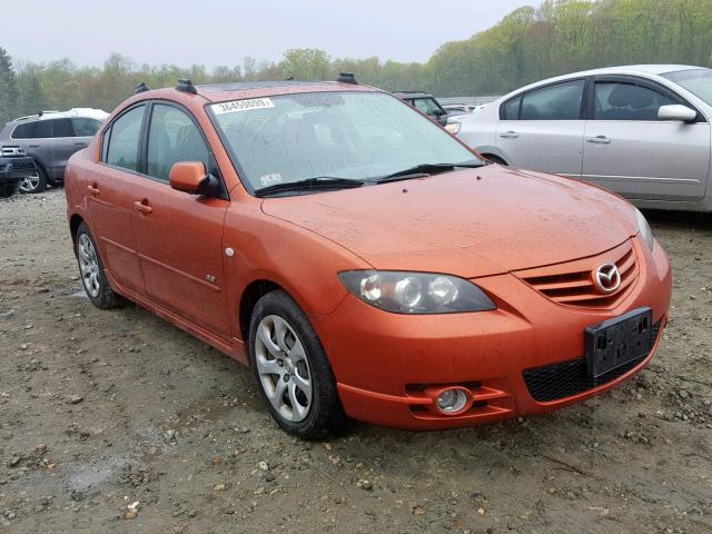 JM1BK323X41199151 - 2004 MAZDA 3 S ORANGE photo 1