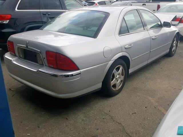 1LNHM86S1YY600436 - 2000 LINCOLN LS SILVER photo 4