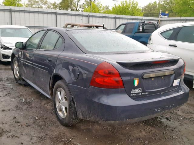 2G2WP552581143625 - 2008 PONTIAC GRAND PRIX GRAY photo 3