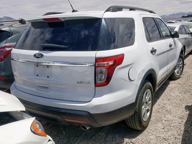 1FM5K7B89DGC82482 - 2013 FORD EXPLORER WHITE photo 4