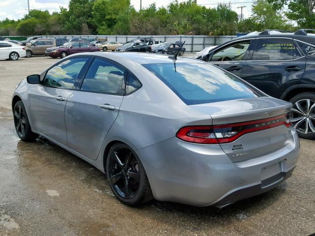 1C3CDFBB6FD212636 - 2015 DODGE DART SXT GRAY photo 3