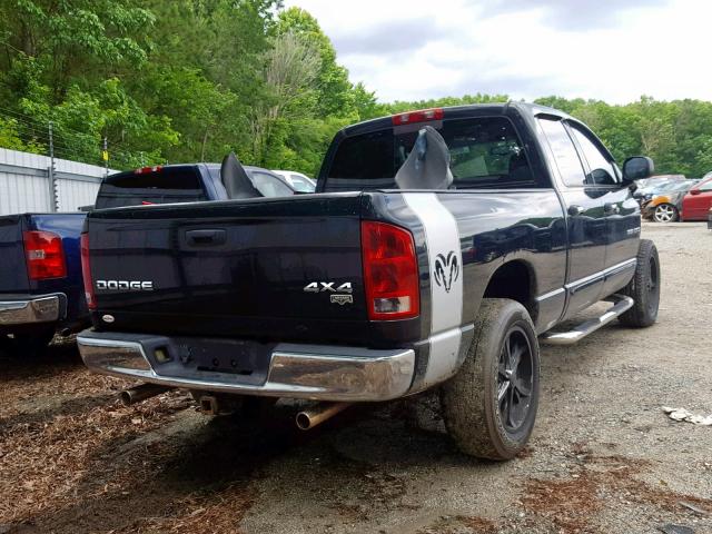 1D7HU18Z73J534567 - 2003 DODGE RAM 1500 S BLACK photo 4