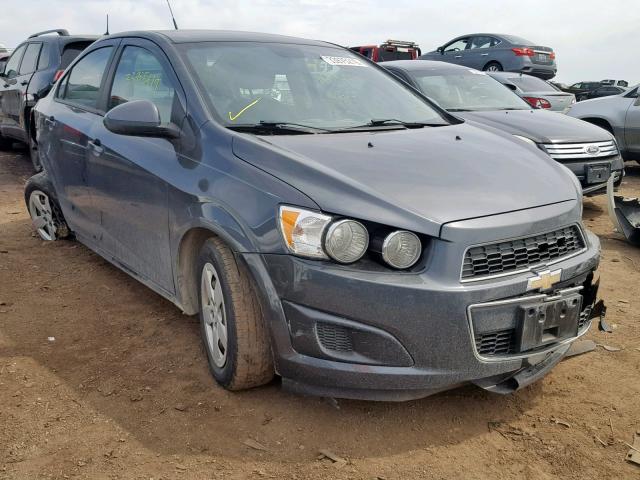 1G1JA5SH9D4113681 - 2013 CHEVROLET SONIC LS GRAY photo 1