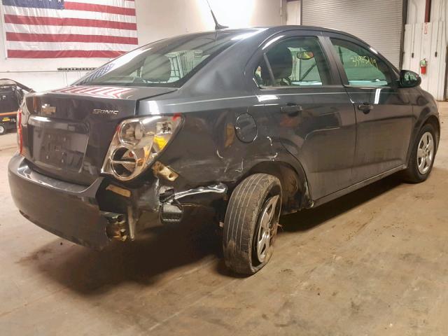 1G1JA5SH9D4113681 - 2013 CHEVROLET SONIC LS GRAY photo 4