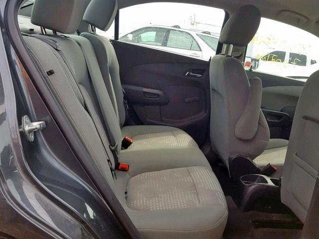 1G1JA5SH9D4113681 - 2013 CHEVROLET SONIC LS GRAY photo 6