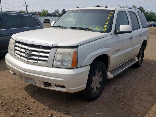 1GYEK63N25R260553 - 2005 CADILLAC ESCALADE L WHITE photo 2