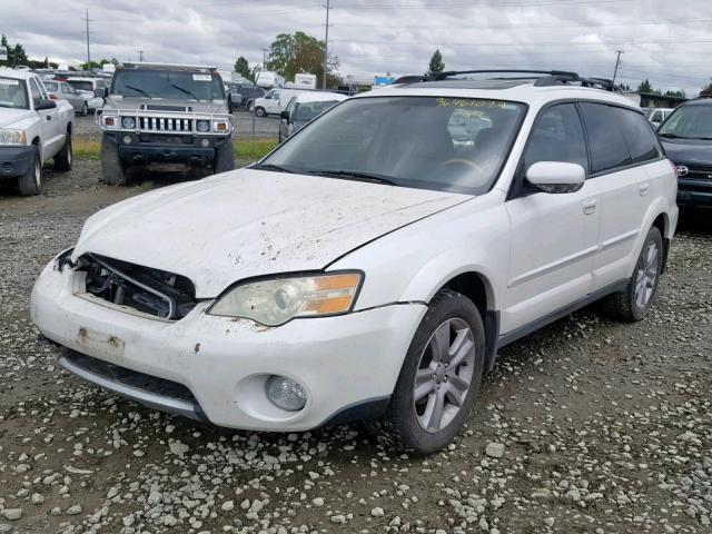 4S4BP86CX64359888 - 2006 SUBARU LEGACY OUT WHITE photo 2