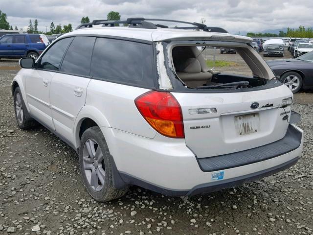 4S4BP86CX64359888 - 2006 SUBARU LEGACY OUT WHITE photo 3