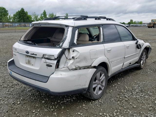 4S4BP86CX64359888 - 2006 SUBARU LEGACY OUT WHITE photo 4