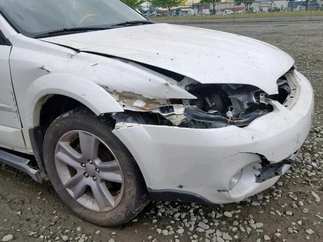 4S4BP86CX64359888 - 2006 SUBARU LEGACY OUT WHITE photo 9