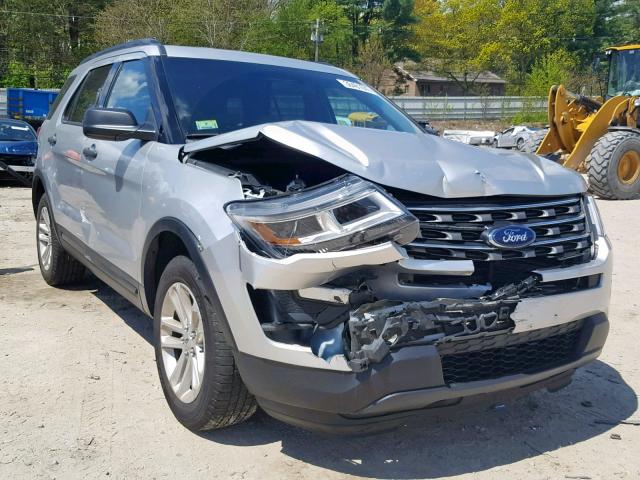 1FM5K8BH0GGB36949 - 2016 FORD EXPLORER SILVER photo 1