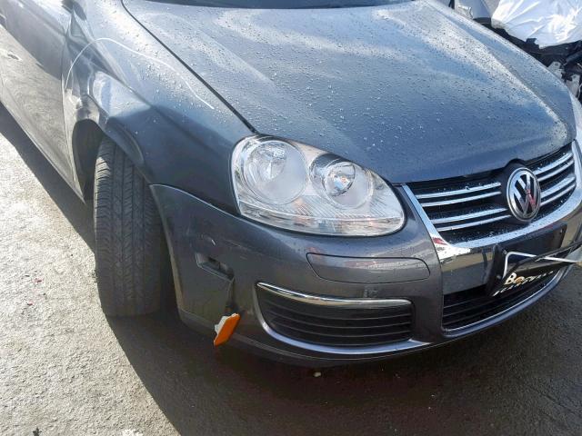 3VWHG71K17M010547 - 2007 VOLKSWAGEN JETTA 2.5 GRAY photo 9