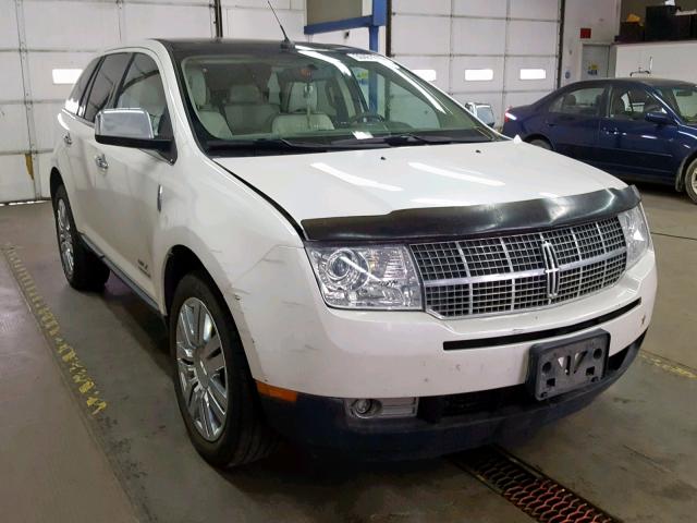 2LMDJ8JC2ABJ08545 - 2010 LINCOLN MKX WHITE photo 1