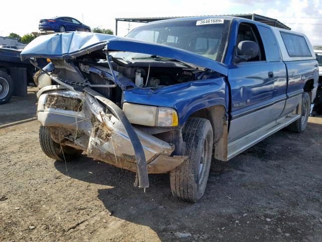 1B7KC23Z4TJ110392 - 1996 DODGE RAM 2500 BLUE photo 2