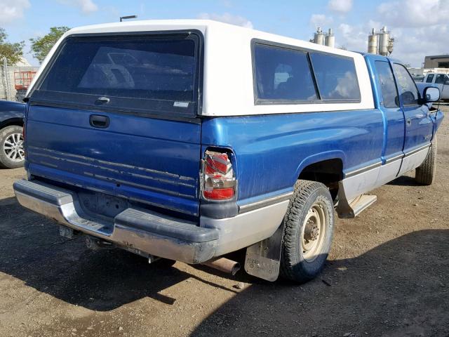 1B7KC23Z4TJ110392 - 1996 DODGE RAM 2500 BLUE photo 4