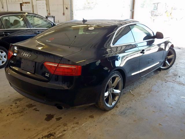 WAUDK78T98A028546 - 2008 AUDI A5 QUATTRO BLACK photo 4