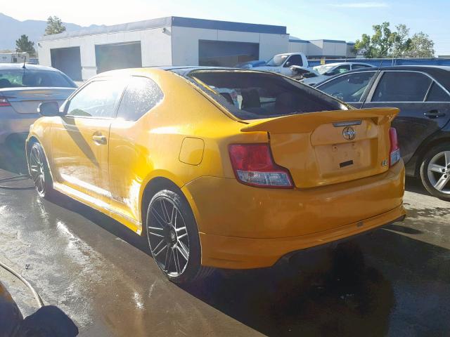 JTKJF5C78C3027810 - 2012 TOYOTA SCION TC ყვითელი ფოტო 3