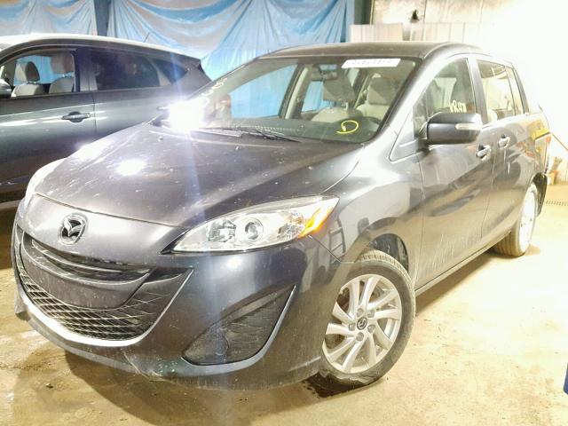 JM1CW2BL3F0179884 - 2015 MAZDA 5 SPORT GRAY photo 2