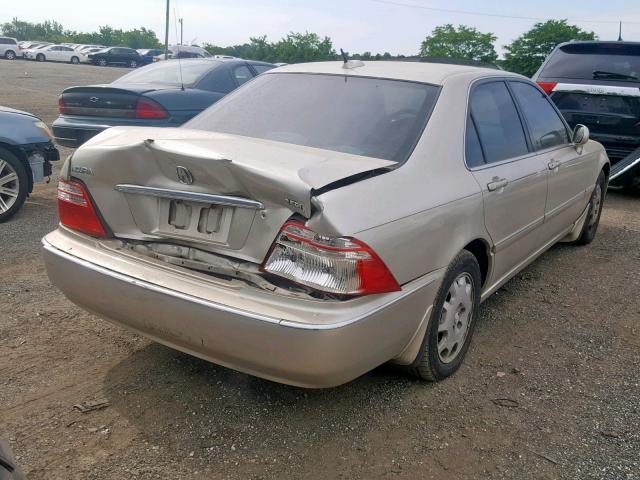 JH4KA96664C007656 - 2004 ACURA 3.5RL TAN photo 4