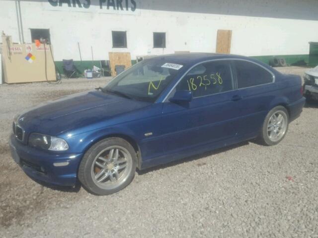 WBABM3343YJN65522 - 2000 BMW 323 CI BLUE photo 2