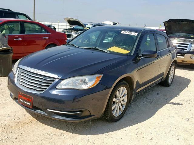 1C3CCBBG8CN107299 - 2012 CHRYSLER 200 TOURIN BLUE photo 2